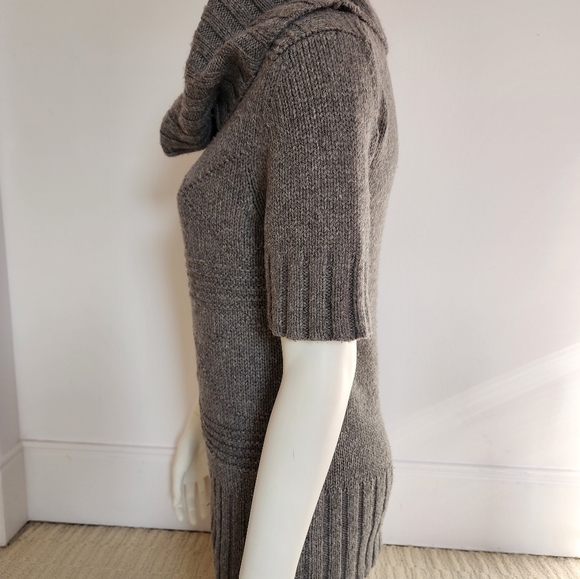 American Eagle Grey Cowl Neck Sweater - Picture 9 of 15